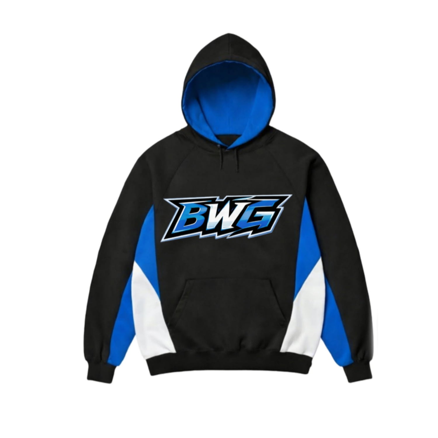 BackWheel Gang Blue & Whites Hoodie